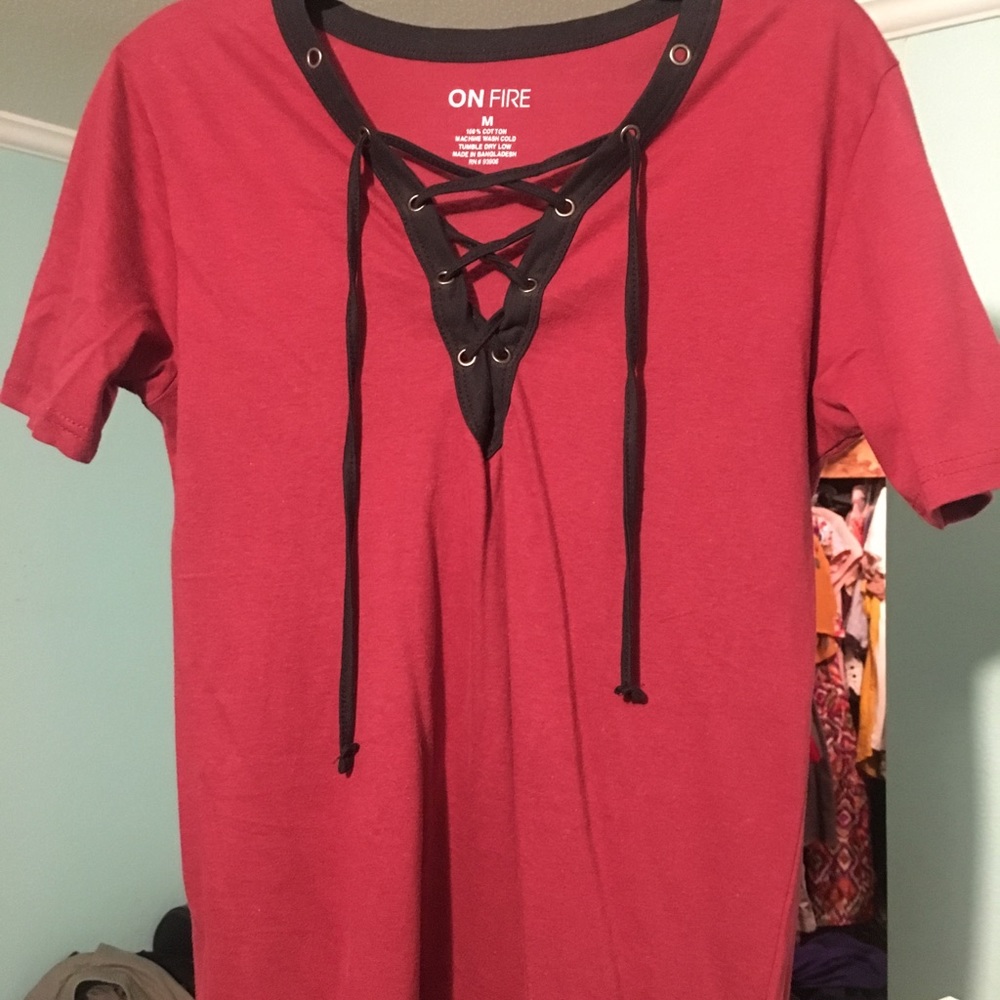 Cute red blouse